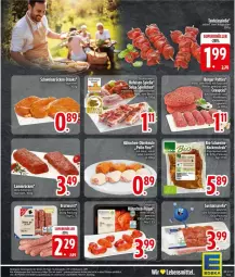 Gazetka promocyjna Edeka - Prospekte - Gazetka - ważna od 02.08 do 02.08.2025 - strona 19 - produkty: bratwurst, eier, eis, lamm, Lammrücken, marinade, Nackensteak, paprika, reis, schwein, schweine, schweinerücken, steak, steaks, tee, wein, weine, wurst, ZTE