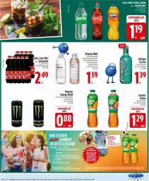 Gazetka promocyjna Edeka - Prospekte - Gazetka - ważna od 02.08 do 02.08.2025 - strona 22 - produkty: coca-cola, cola, drink, eis, eistee, energy drink, erfrischungsgetränk, fanta, flasche, fuzetea, getränk, ice tea, limo, limonade, Mezzo Mix, monster, Monster Energy, reis, sprite, tee, vita, Vitamine, ZTE