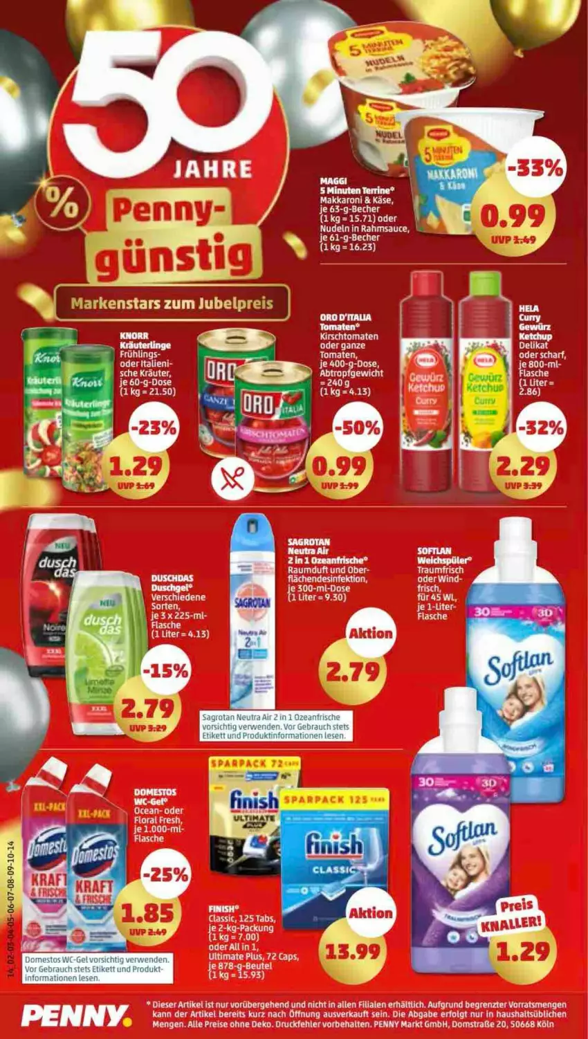 Aktueller Prospekt Penny - Prospekte - von 08.05 bis 13.05.2023 - strona 14 - produkty: beutel, Cap, Desinfektion, domestos, duschdas, eis, flasche, jubelpreis, Käse, ketchup, kirsch, LG, Raumduft, reis, sagrotan, tee, Ti, tomate, tomaten, tomaten ketchup, wc-gel, ZTE