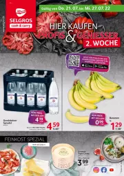 Gazetka promocyjna Selgros - Food - Gazetka - ważna od 27.07 do 27.07.2022 - strona 1 - produkty: buch, eis, flasche, gerolsteine, gerolsteiner, mw-flasche, reis, Sprudel, steiner