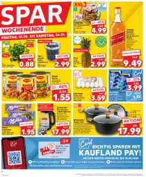 Gazetka promocyjna Kaufland - Prospekt - Gazetka - ważna od 08.05 do 08.05.2024 - strona 4 - produkty: ananas, angebot, aust, backofen, beere, beeren, bio, blended scotch, blended scotch whisky, braten, brie, coupon, coupons, decke, Deckel, eier, eis, feldsalat, früchte, getränk, getränke, Glasdeckel, heidelbeere, heidelbeeren, herdarten, johnnie walker, Kocher, kraft, maggi, milka, milka schokolade, Mixgetränk, Ofen, Pfau, purland, rabatt-coupon, ravioli, ring, saft, salat, schinken, schinkenbraten, schoko, schokolade, schwein, scotch, scotch whisky, Ti, topf, überhitzungsschutz, wasser, wasserkocher, wein, whisky, ZTE