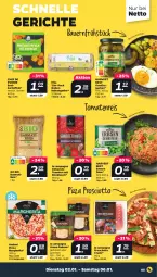 Gazetka promocyjna Netto - Woche 1 - Gazetka - ważna od 06.01 do 06.01.2024 - strona 5 - produkty: auer, basmati, Bau, Bauer, bio, eier, eis, elle, erbsen, gewürz, Gewürzgurke, gewürzgurken, grana, grana padano, gurke, gurken, kartoffel, kartoffeln, knoblauch, margherita, mit knoblauch, padano, pizza, prosciutto, prosciutto crudo, Rana, reis, Ti, tomate, tomaten