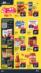 Gazetka promocyjna Netto - Woche 1 - Gazetka - ważna od 06.01 do 06.01.2024 - strona 8 - produkty: Bau, cerealien, duplo, eis, früchte, hero, hülsenfrüchte, instantkaffee, kaffee, keks, ketchup, Kinder, kinder riegel, knoppers, korn, nestlé, reis, riegel, senf, Soße, Ti, tomate, tomaten, tomatenketchup