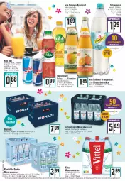 Gazetka promocyjna E Center - Angebote der Woche - Gazetka - ważna od 16.04 do 16.04.2022 - strona 24 - produkty: Alwa, angebot, angebotspreis, apfel, apfelsaft, bio, bionade, deutschlandcard, drink, eis, elle, energy drink, erde, flasche, gerolsteine, gerolsteiner, getränk, getränke, LG, limo, mineralwasser, Nektar, orange, orangen, orangensaft, pet-flasche, red bull, reis, rhabarber, rheinfels quelle, saft, schweppes, steiner, Ti, volvic, wasser, zucker