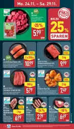 Gazetka promocyjna Aldi Nord - Von Montag - Gazetka - ważna od 29.11 do 29.11.2025 - strona 10 - produkty: bio, braten, bratwurst, eis, filet, fleisch, grill, grobe bratwurst, gulasch, hackfleisch, hähnchenflügel, kasseler, lachs, lachsfilet, marinade, paprika, rind, rinder, rinderhackfleisch, rwe, schinken, schnitzel, schwein, suppe, suppen, Ti, trolli, wein, wurst