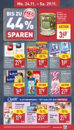 Gazetka promocyjna Aldi Nord - Von Montag - Gazetka - ważna od 29.11 do 29.11.2025 - strona 13 - produkty: aldi, alkohol, bahlsen, beutel, biscotto, brut, comtess, eis, Elektro, haribo, HP, kasseler, keks, knoppers, kuchen, Laufen, linsen, Mantel, merci, Mett, metten, Mettenden, nuss, pfeffer, reis, riegel, schoko, schokolade, schokoladen, Schokolinsen, schokoriegel, storck, Ti, tiefpreis, Yo