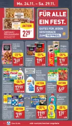 Gazetka promocyjna Aldi Nord - Von Montag - Gazetka - ważna od 29.11 do 29.11.2025 - strona 14 - produkty: Air Wick, aldi, angebot, angebote, beutel, bio, Cap, Cashew, Duftspray, eis, elle, ente, Finish, flasche, frucht, geschirr, geschirrspülmittel, hygienespüler, klarspüler, kuchen, mac, Maschinenpfleger, nuss, persil, persil waschmittel, pril, pringles, Rauch, reiniger, reis, ring, rwe, sagrotan, spülmaschinen, spülmittel, Streuselkuchen, studentenfutter, teller, Ti, tiefpreis, waschmittel, WICK