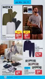 Gazetka promocyjna Aldi Nord - Von Montag - Gazetka - ważna od 29.11 do 29.11.2025 - strona 26 - produkty: Anzug, Bau, baumwolle, Elan, garnitur, gin, Gläser, Pantoffeln, Pyjama, Ria, shorts, Ti, tisch, up2fashion, wolle, ZTE