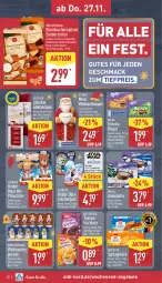 Gazetka promocyjna Aldi Nord - Von Montag - Gazetka - ważna od 29.11 do 29.11.2025 - strona 36 - produkty: aldi, alkohol, angebot, angebote, ball, Bau, biscotto, disney, Dr. Oetker, Edelmarzipan, eier, eierlikör, eis, elle, ferrero, Kinder, Kinder Maxi, kokos, kuchen, likör, Lübecker, mac, marzipan, merci, milch, milka, orange, orangen, Plüsch, reis, riegel, schoko, schokolade, schokoriegel, Spritzgebäck, storck, tasse, teller, Ti, tiefpreis, vollmilch