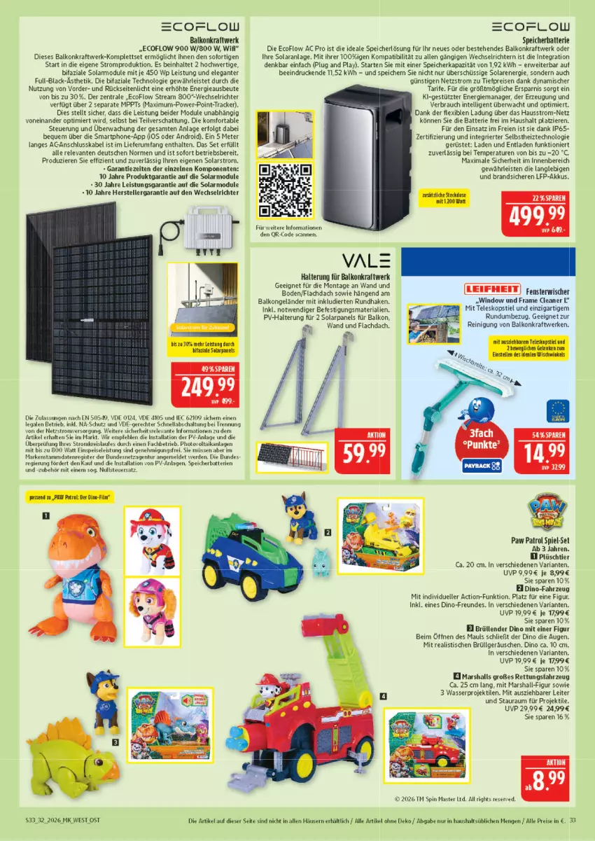 Aktueller Prospekt Marktkauf - Prospekt - von 02.08 bis 08.08.2026 - strona 33 - produkty: akku, batterie, batterien, eis, elle, ente, erde, fenster, Intel, kraft, lack, LG, mars, Paw Patrol, Plüsch, Rauch, Reinigung, reis, rel, Ria, rum, rwe, Schal, smartphone, Teleskop, teleskopstiel, teller, Ti, tiefpreis, tisch, uhu, usb, wasser, ZTE