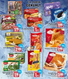 Gazetka promocyjna Aez - Prospekte - Gazetka - ważna od 15.01 do 15.01.2022 - strona 10 - produkty: baguette, beutel, Bistro Baguette, blattspinat, coppenrath, creme, Dr. Oetker, eis, eiscreme, elle, Goldstücke, iglo, Meister, Meister Torte, milka, oreo, pizza, rahm-spinat, reis, schnitten, spinat, Strudel, teller, Ti, torte, vossko, wagner, wiener