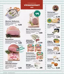 Gazetka promocyjna Aez - Prospekte - Gazetka - ważna od 15.01 do 15.01.2022 - strona 5 - produkty: brie, deutscher weichkäse, eis, elle, ente, farmerschinken, fenchel, fleisch, fleischsalat, gewürz, grill, gutsleberwurst, halbfester schnittkäse, hartkäse, Heu, heumilch, hofgut, Käse, leberwurst, LG, mac, milch, nuss, obazda, Quiche, reis, salami, salat, schinken, schnittkäse, schwein, schweine, Spezi, teller, Ti, torte, weichkäse, wein, weine, wurst