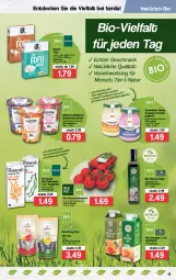 Gazetka promocyjna Famila - Prospekte - Gazetka - ważna od 15.01 do 15.01.2022 - strona 13 - produkty: andechser natur, apfel, apfelsaft, Bau, Becher, bio, butter, buttermilch, decke, drink, flasche, frucht, fruchtjoghurt, Gläser, hafer, Haferdrink, joghur, joghurt, mac, milch, natur, orange, orangen, rapsöl, Rauch, saft, Schal, Schale, soja, Sojadrink, strauchtomaten, tee, Ti, Tofu, tomate, tomaten, zucker