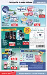 Gazetka promocyjna Famila - Prospekte - Gazetka - ważna od 15.01 do 15.01.2022 - strona 25 - produkty: airwick, axe, Becher, body, bodyspray, Brei, coupon, decke, deo, deodorant, dove, duschdas, exquisa, exquisa frischkäse, Finish, fitline, flasche, frischkäse, frucht, Fruchtquark, geschirr, geschirrspülmittel, gin, Käse, Körniger Frischkäse, nuss, quark, quark genus, quark genuss, regal, rexona, Signal, Skyr, sofort-rabatt, spülmittel, Ti, Vase, WICK