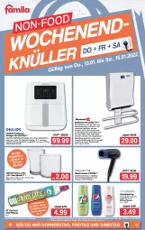 Gazetka promocyjna Famila - Prospekte - Gazetka - ważna od 15.01 do 15.01.2022 - strona 35 - produkty: Airfryer, Bad, eis, elle, erde, flasche, fritteuse, getränk, getränke, getränkesirup, haartrockner, handtuch, Handtuchhalter, HP, reis, sirup, Soda, teller, Ti, Trockner, tuc, überhitzungsschutz, Vase, wandhalterung