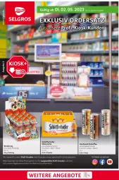 Gazetka promocyjna Selgros - Ordersatz - Gazetka - ważna od 30.06 do 30.06.2023 - strona 1 - produkty: angebot, angebote, auer, Cap, cappuccino, cin, eis, eiskaffee, flasche, hochwald, kaffee, Kinder, LG, regal, reis, reiss, schöfferhofer, Ti