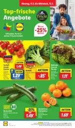 Gazetka promocyjna Lidl - Aktionsprospekt - Gazetka - ważna od 16.03 do 16.03.2024 - strona 2 - produkty: angebot, angebote, bio, brokkoli, clementinen, cocktail, cocktails, coupon, eis, LG, mandarine, mandarinen, ndk, Rauch, reis, salat, Schal, Schale, strauchtomaten, Ti, tomate, tomaten, zucchini