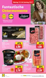 Gazetka promocyjna Lidl - Aktionsprospekt - Gazetka - ważna od 16.03 do 16.03.2024 - strona 8 - produkty: asti, di bufala, ente, fanta, filet, filets, mozzarella, ndk, prosciutto, prosciutto crudo, rel, Schal, Schale, Spezi, Ti, tisch, wolfsbarsch, wurst