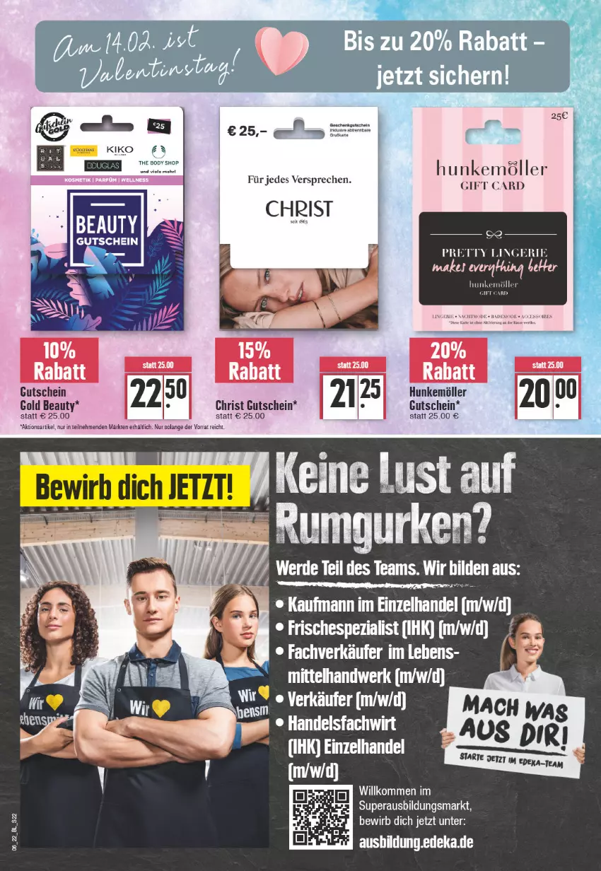 Aktueller Prospekt Edeka - Angebote der Woche - von 07.02 bis 12.02.2022 - strona 22 - produkty: bett, deka, erde, gutschein, Ti