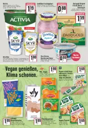 Gazetka promocyjna Edeka - Angebote der Woche - Gazetka - ważna od 12.02 do 12.02.2022 - strona 11 - produkty: activia, arla, arla skyr, Becher, bifi, bourbon, butter, creme, Dairygold, drink, erbsen, frucht, fruchtjoghurt, gin, irische butter, joghur, joghurt, Käse, landliebe, leberwurst, milch, natur, pastete, quark, Skyr, Streichzart, Ti, tomate, tomaten, vanille, weidemilch, wurst