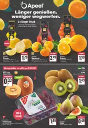 Gazetka promocyjna Edeka - Angebote der Woche - Gazetka - ważna od 12.02 do 12.02.2022 - strona 2 - produkty: auer, axe, beutel, deka, kiwi, LG, mandarine, mandarinen, orange, orangen, Schal, Schale, tafeltrauben, Ti, trauben
