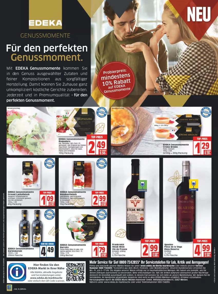 Aktueller Prospekt Edeka - Angebote der Woche - von 01.11 bis 06.11.2021 - strona 16