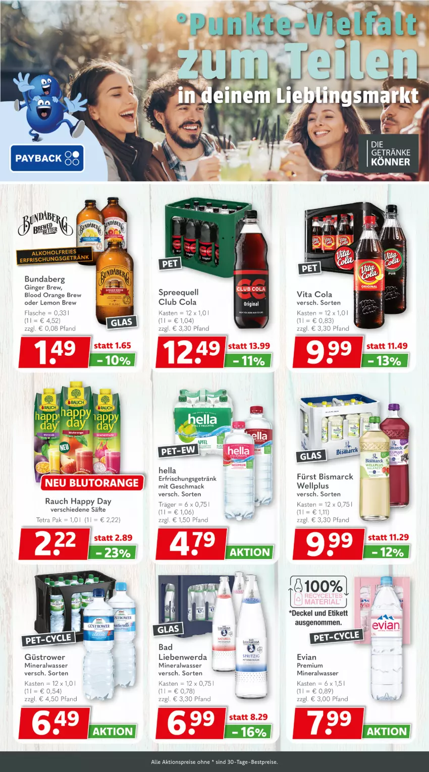 Aktueller Prospekt Getraenkeland - von 01.03 bis 13.03.2026 - strona 5 - produkty: aktionspreis, alkohol, Alwa, Bad, bestpreis, bestpreise, bismarck, Bundaberg, cola, decke, Deckel, eis, erfrischungsgetränk, flasche, getränk, getränke, gin, ginger, Happy Day, mac, mineralwasser, orange, payback, Rauch, reis, säfte, Spreequell, Ti, vita, Vita C, wasser