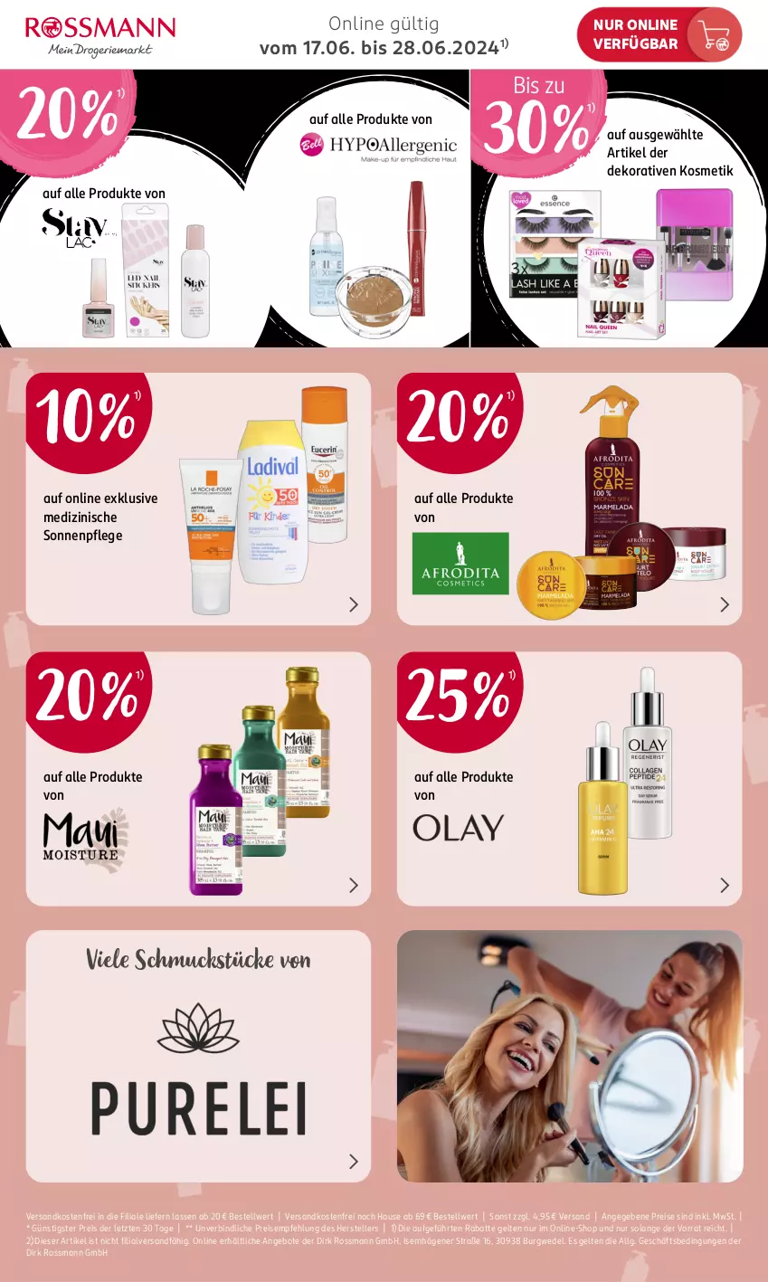 Aktueller Prospekt Rossmann - Prospekte - von 17.06 bis 28.06.2024 - strona 5 - produkty: angebot, angebote, eis, elle, kosmetik, LG, ndk, reis, Schmuck, teller, Ti, versandkostenfrei, wedel, ZTE