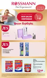 Gazetka promocyjna Rossmann - Prospekte - Gazetka - ważna od 28.06 do 28.06.2024 - strona 1 - produkty: angebot, angebote, aufsteckbürsten, bürste, bürsten, Cap, eis, elle, geschirr, LG, ndk, oral-b, oralb, reis, somat, teller, Ti, versandkostenfrei, wedel, ZTE