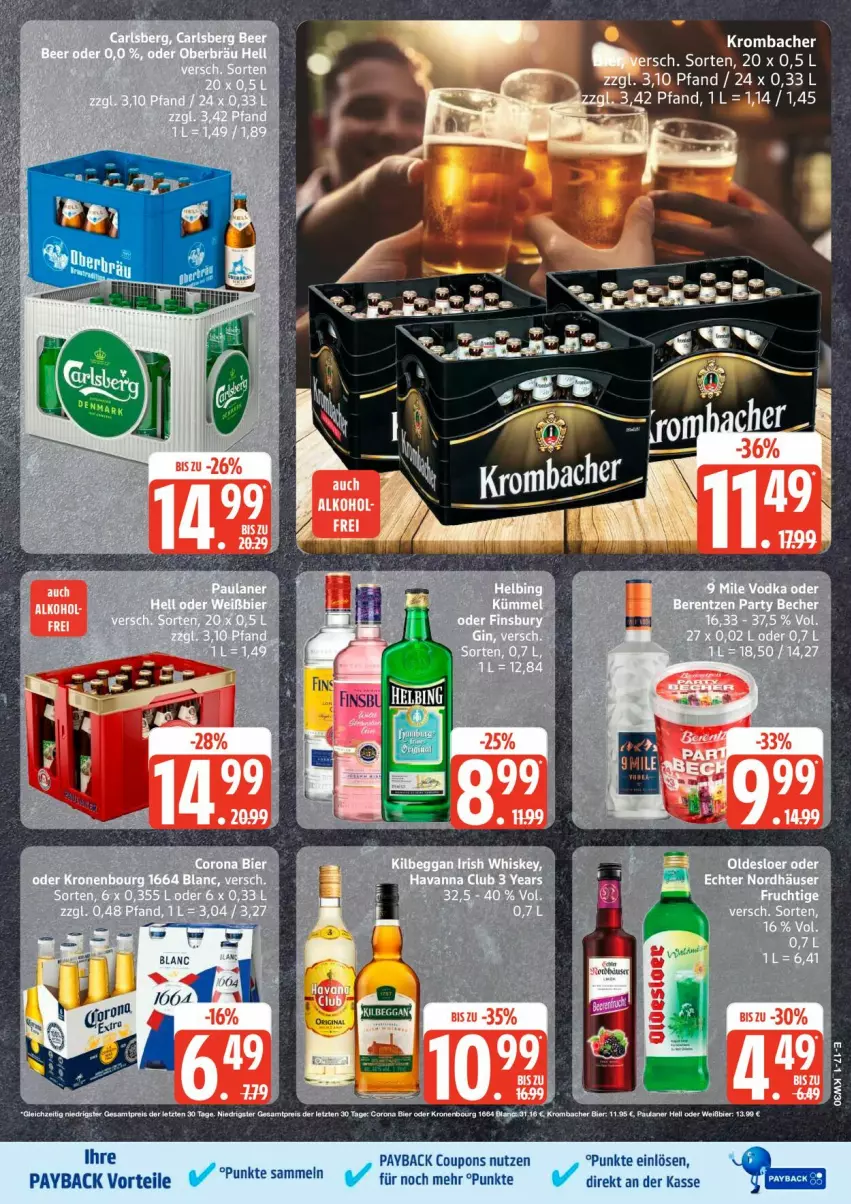 Aktueller Prospekt Edeka - Prospekte - von 20.07 bis 25.07.2026 - strona 20 - produkty: coupon, coupons, krombache, krombacher, payback