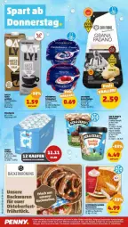 Gazetka promocyjna Penny - Prospekte - Gazetka - ważna od 01.10 do 01.10.2022 - strona 30 - produkty: backwaren, Becher, bio, cola, cookie, cookie dough, coppenrath, eis, eisbecher, getränk, grana, grana padano, kirsch, kirsche, LG, mandel, mövenpick, padano, Rana, tee, Ti, ZTE