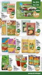 Gazetka promocyjna Penny - Prospekte - Gazetka - ważna od 01.10 do 01.10.2022 - strona 33 - produkty: beutel, bio, couscous, eintopf, eis, erbsen, früchte, früchten, hülsenfrüchte, linsen, mehl, natur, nudel, nudeln, reis, Rote Linsen, sauce, senf, spaghetti, Ti, tomate, tomaten, topf