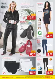 Gazetka promocyjna Netto Marken-Discount - Filial-Angebote - Gazetka - ważna od 29.01 do 29.01.2022 - strona 27 - produkty: angebot, Anzug, Bau, bio, Brei, gin, hose, Jacke, leggings, pantolette, pantoletten, rum, shirt, slip, slips, Strumpfhose, Taillenslip, Tasche, taschen, Thermoleggings, Ti, ZTE