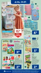 Gazetka promocyjna AldiSud - NÄCHSTE WOCHE - Gazetka - ważna od 29.07 do 29.07.2023 - strona 16 - produkty: Behälter, buch, dell, eis, elle, ente, Hasbro, Kartenspiel, Kinder, Kinderbuch, kleid, Kleidung, Malbuch, Mode, nintendo, Paw Patrol, Peppa Pig, reis, rel, schubladen, Schubladenturm, Spiele, spielzeug, Ti