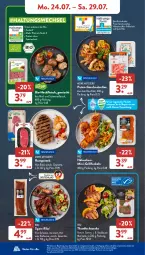 Gazetka promocyjna AldiSud - NÄCHSTE WOCHE - Gazetka - ważna od 29.07 do 29.07.2023 - strona 6 - produkty: alle artikel ohne dekoration, barbecue, bio, Bio-Hackfleisch, brustfilet, dekoration, eis, ente, filet, fisch, fische, Fischer, fleisch, geschnetzeltes, grill, grillfackeln, gsw, hackfleisch, knoblauch, marinade, pute, reis, rind, rum, rumpsteak, Schere, schwein, schweine, schweinefleisch, spare ribs, steak, steaks, thunfisch, Ti, wein, weine, Zelt, ZTE