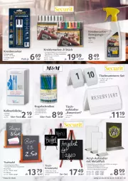 Gazetka promocyjna Selgros - Gastro - Gazetka - ważna od 15.06 do 15.06.2022 - strona 39 - produkty: eis, elle, Kreide, Kreidemarker, Kugel, kugelschreiber, Reinigung, reis, ring, rwe, tee, teller, Ti, tisch, Tischtafel