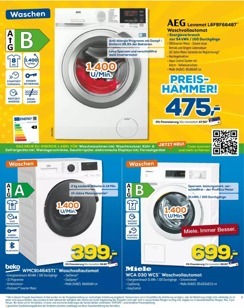 Aktueller Prospekt Euronics - Prospekte - von 15.06 bis 22.06.2022 - strona 13 - produkty: aeg, angebot, aqua, auer, auto, eis, elle, gefu, Kinder, lays, LG, miele, Rauch, reis, teller, Ti, Trockner, waschtrockner, waschvollautomat, wasser, wein