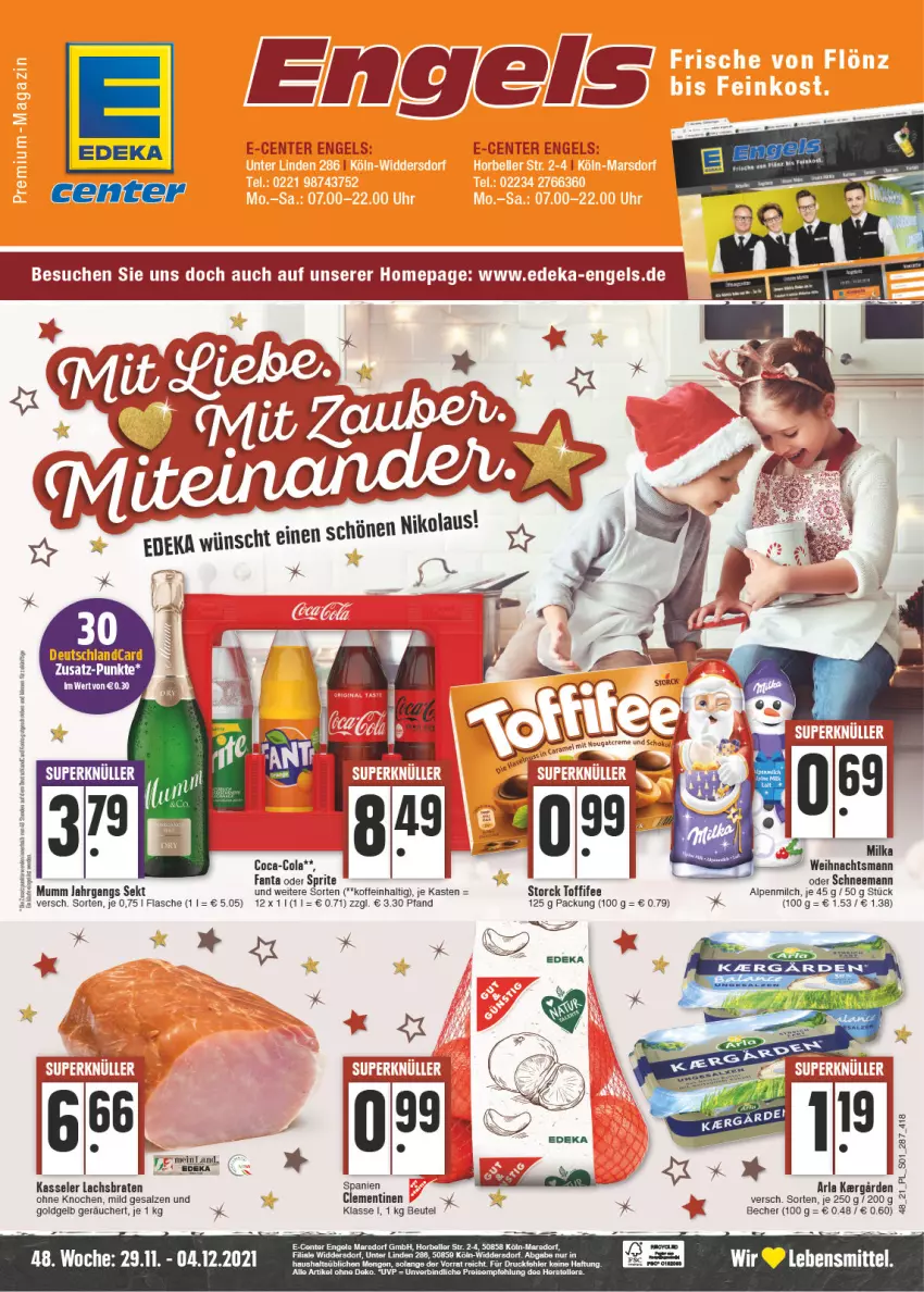 Aktueller Prospekt E Center - Angebote der Woche - von 29.11 bis 04.12.2021 - strona 1