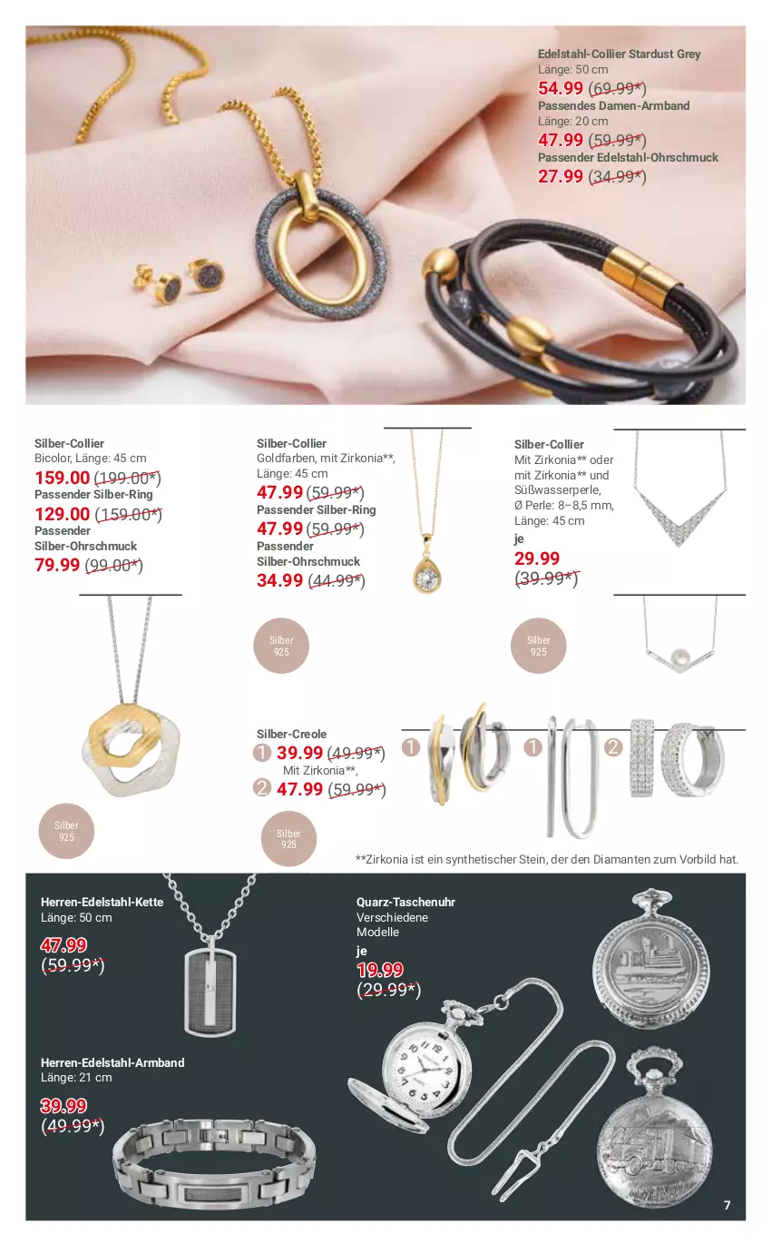 Aktueller Prospekt Globus - Prospekte - von 28.11 bis 24.12.2022 - strona 7 - produkty: Armband, dell, edelstahl, elle, Kette, Mode, ring, Schmuck, Tasche, taschen, Ti, tisch, uhr, wasser