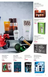 Gazetka promocyjna Globus - Prospekte - Gazetka - ważna od 24.12 do 24.12.2022 - strona 15 - produkty: after shave, axe, balsam, body, Bulldog, creme, deo, duschgel, geschenkset, gillette, gin, handschuhe, Liege, Pinsel, rasierer, rasiergel, Rasierschaum, schuhe, Seife, shampoo, wilkinson, xmas