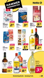 Gazetka promocyjna Netto - Angebote ab Montag - Gazetka - ważna od 11.06 do 11.06.2022 - strona 27 - produkty: bella crema, bohne, bohnen, dry gin, Elan, finsbury, gin, giotto, kaffee, kaffeebohnen, lindt, london dry, london dry gin, maybach, melitta, orange, Ti, torte, whisky