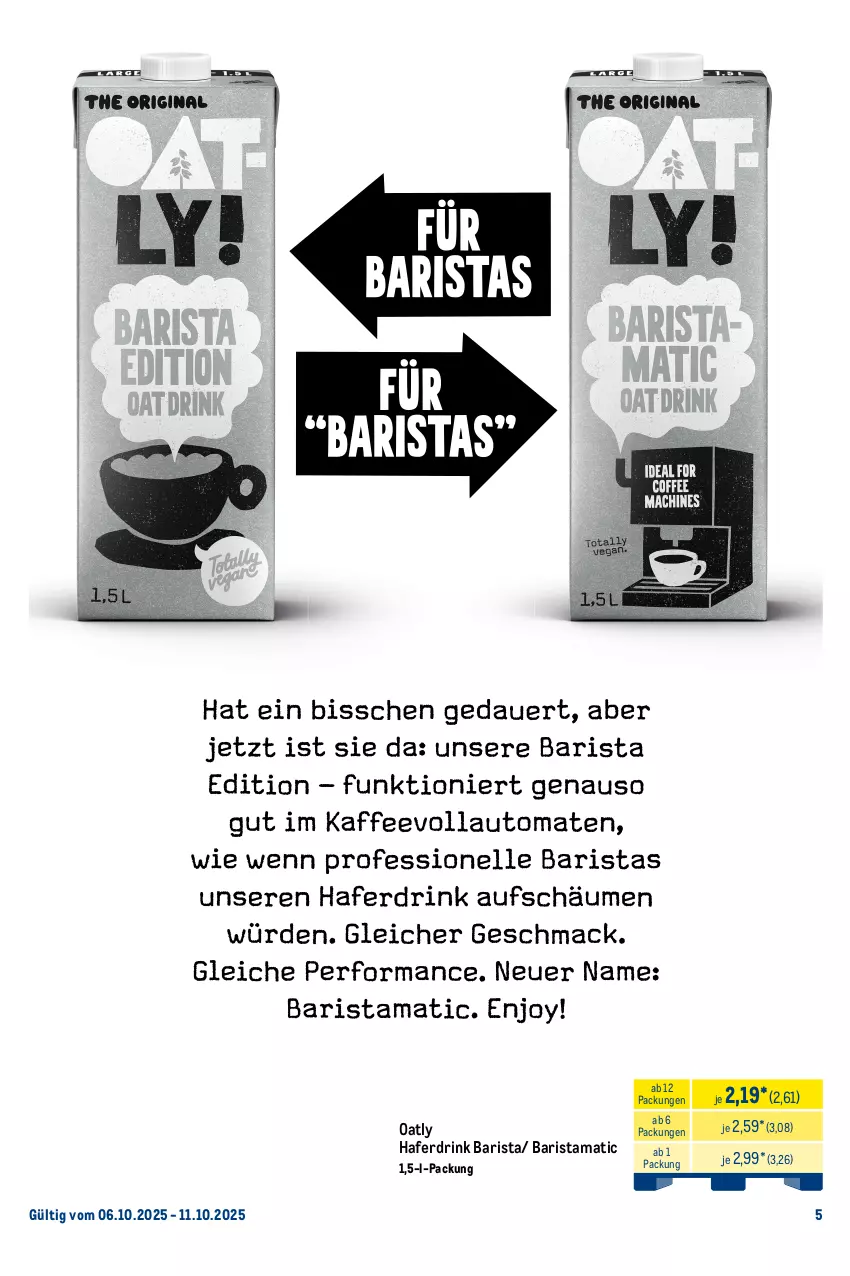 Aktueller Prospekt Metro - Starke Marken Profi - von 06.10 bis 11.10.2025 - strona 5 - produkty: beutel, drink, gewürz, hafer, Haferdrink, kartoffel, pommes, Pommes Frites, Spezi, Ti, ZTE
