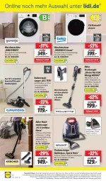 Gazetka promocyjna Lidl - Wochen-Highlights im Onlineshop - Gazetka - ważna od 16.10 do 16.10.2022 - strona 2 - produkty: akku, akku-handstaubsauger, angebot, angebote, aqua, aquastop, aust, auto, Behälter, bodenstaubsauger, eis, elle, handstaubsauger, möbel, ndk, reiniger, Reinigung, reis, rel, Schal, Schale, schlauch, staubsauger, telefon, teppich, Ti, Trockner, uhr, waschmaschine, waschtrockner