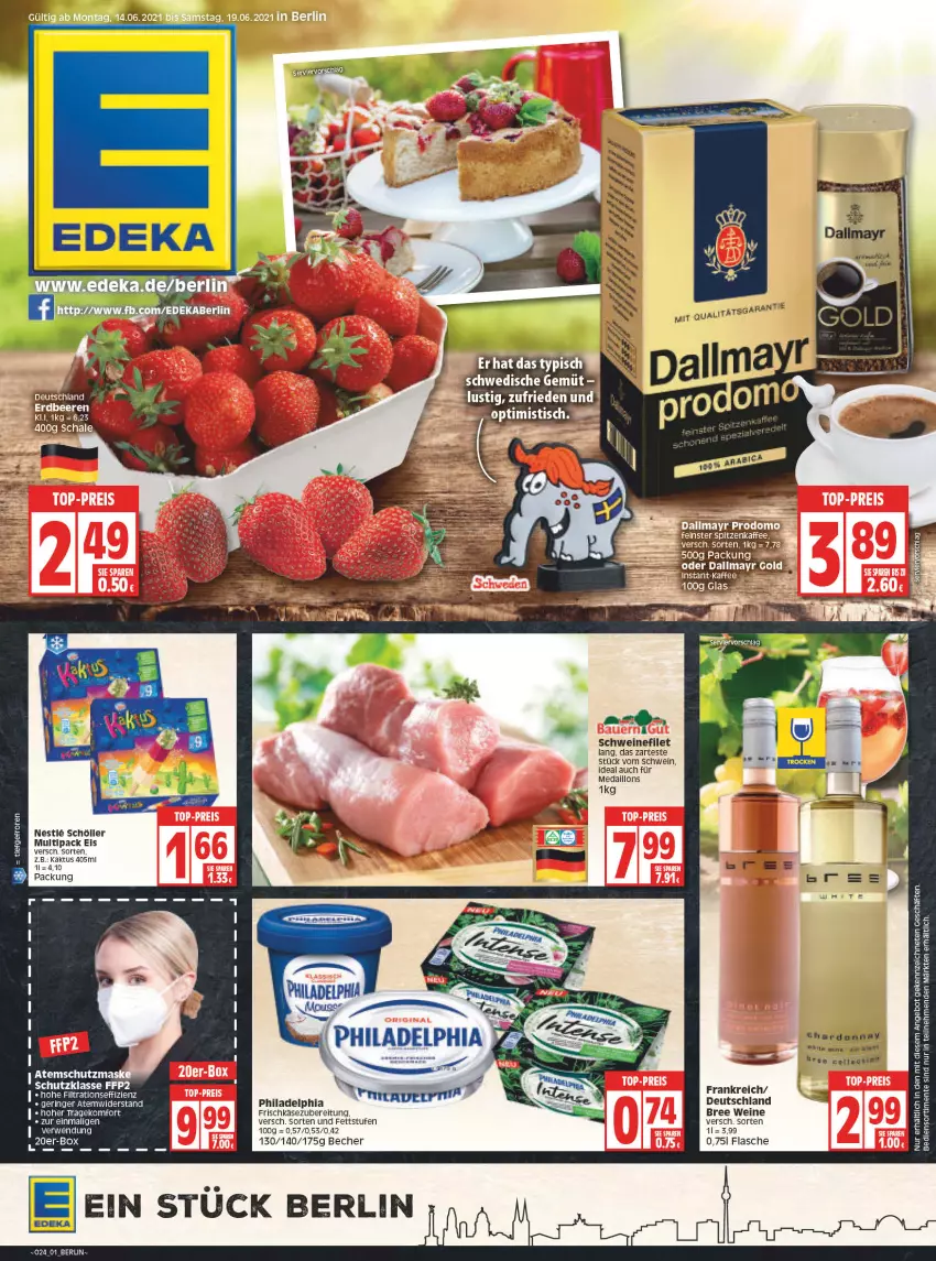 Aktueller Prospekt Edeka - Angebote der Woche - von 14.06 bis 19.06.2021 - strona 1