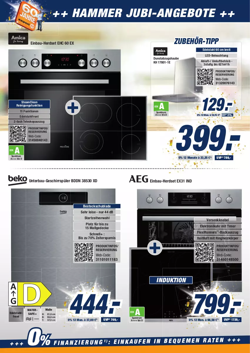 Aktueller Prospekt Expert Aurich - Prospekte - von 10.03 bis 16.03.2022 - strona 10 - produkty: abzugshaube, angebot, angebote, Bau, beleuchtung, besteck, Brei, decke, dunstabzug, dunstabzugshaube, edelstahl, einbau-herdset, eis, Elektro, geschirr, geschirrspüler, herdset, led-beleuchtung, Reinigung, ring, rum, Spektrum, Teleskop, Ti, timer, uhr