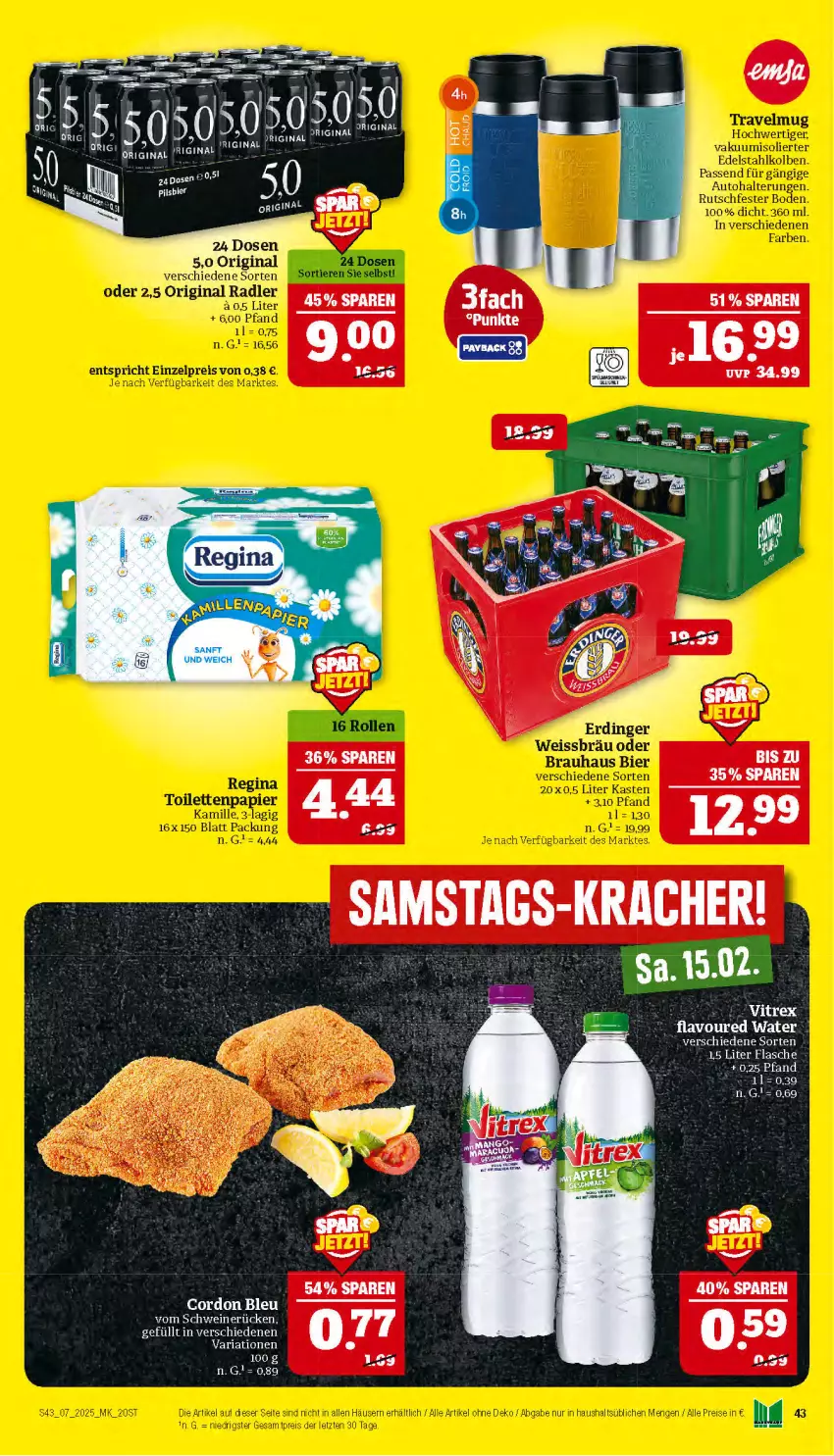 Aktueller Prospekt Marktkauf - Prospekt - von 09.02 bis 15.02.2025 - strona 43 - produkty: braten, flasche, Ria, schwein, schweine, schweinerücken, Ti, vitrex, wein, weine