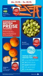 Gazetka promocyjna AldiSud - NÄCHSTE WOCHE - Gazetka - ważna od 28.10 do 28.10.2023 - strona 5 - produkty: aldi, angebot, beutel, bio, bio-karotten, Bio-Obst, decke, eis, elle, karotten, kracher, mandarine, mandarinen, obst, Obst und Gemüse, reis, rosen, Rosenkohl, rum, Ti, und gemüse, ZTE