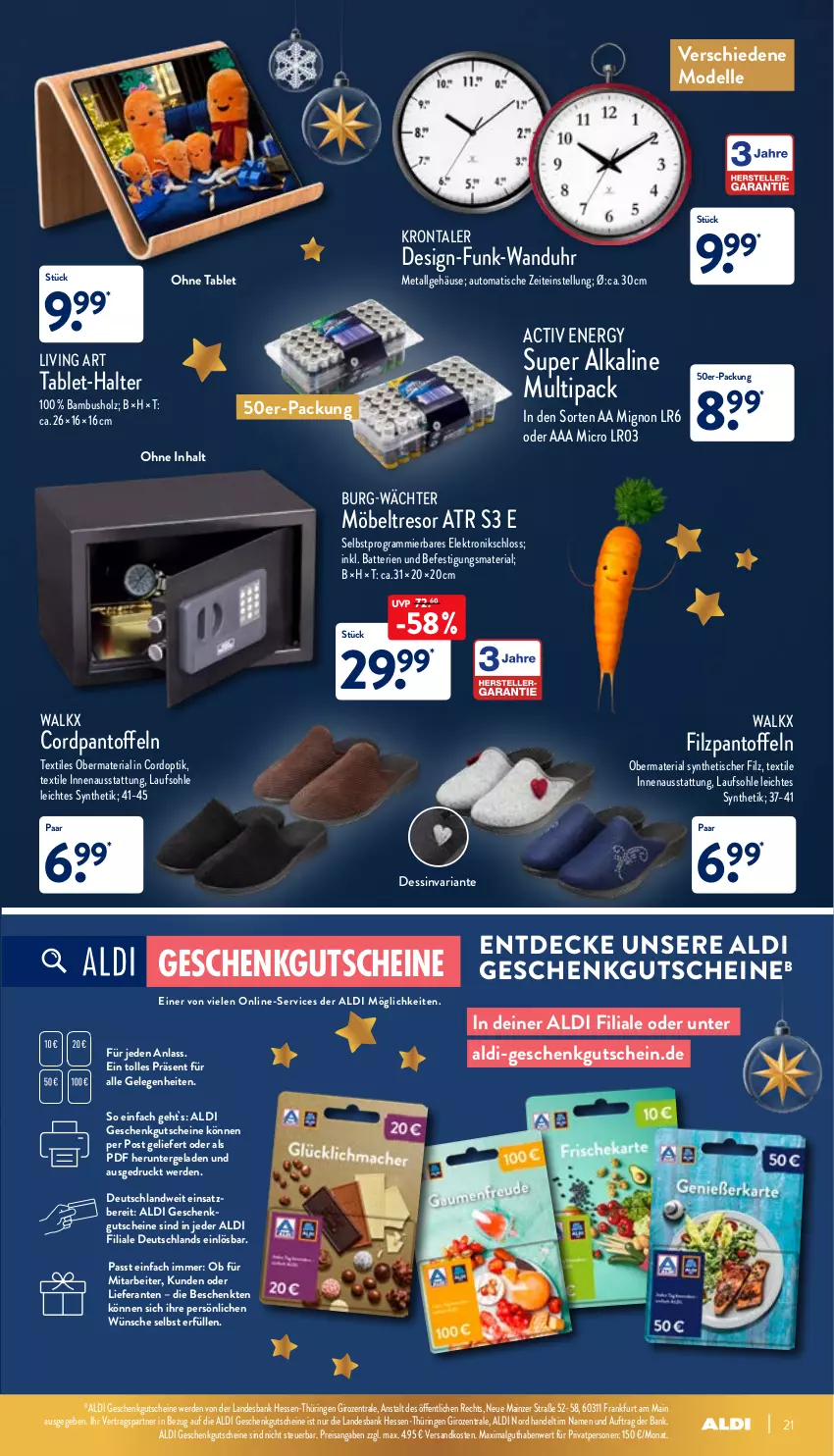 Aktueller Prospekt Aldi Nord - Multimedia - von 06.12 bis 11.12.2021 - strona 21