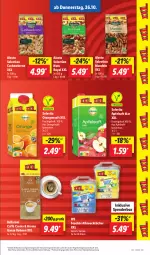 Gazetka promocyjna Lidl - Aktionsprospekt - Gazetka - ważna od 28.10 do 28.10.2023 - strona 47 - produkty: alesto, Allzwecktücher, angebot, apfel, apfelsaft, bohne, bohnen, caffè crema, Cashew, cashewkerne, eis, frucht, mandel, mandeln, orange, orangen, orangensaft, preisvorteil, reis, saft, Ti, tücher, vita, weck, ZTE