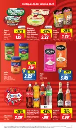 Gazetka promocyjna Lidl - Aktionsprospekt - Gazetka - ważna od 28.10 do 28.10.2023 - strona 9 - produkty: aktionspreis, angebot, aoste stickado, aufstrich, barilla, bresso, brot, cola, coupon, eis, fanta, géramont, henkel, henkell, henkell sekt, Käse, Mezzo Mix, oryza, pesto, reis, sekt, sprite, stickado, Ti, weichkäse, ZTE